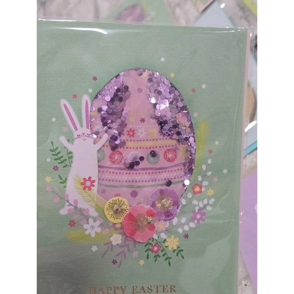Roberts and Reid Easter Cards Lot‎ of 7 cards with envelopes 3D 2D